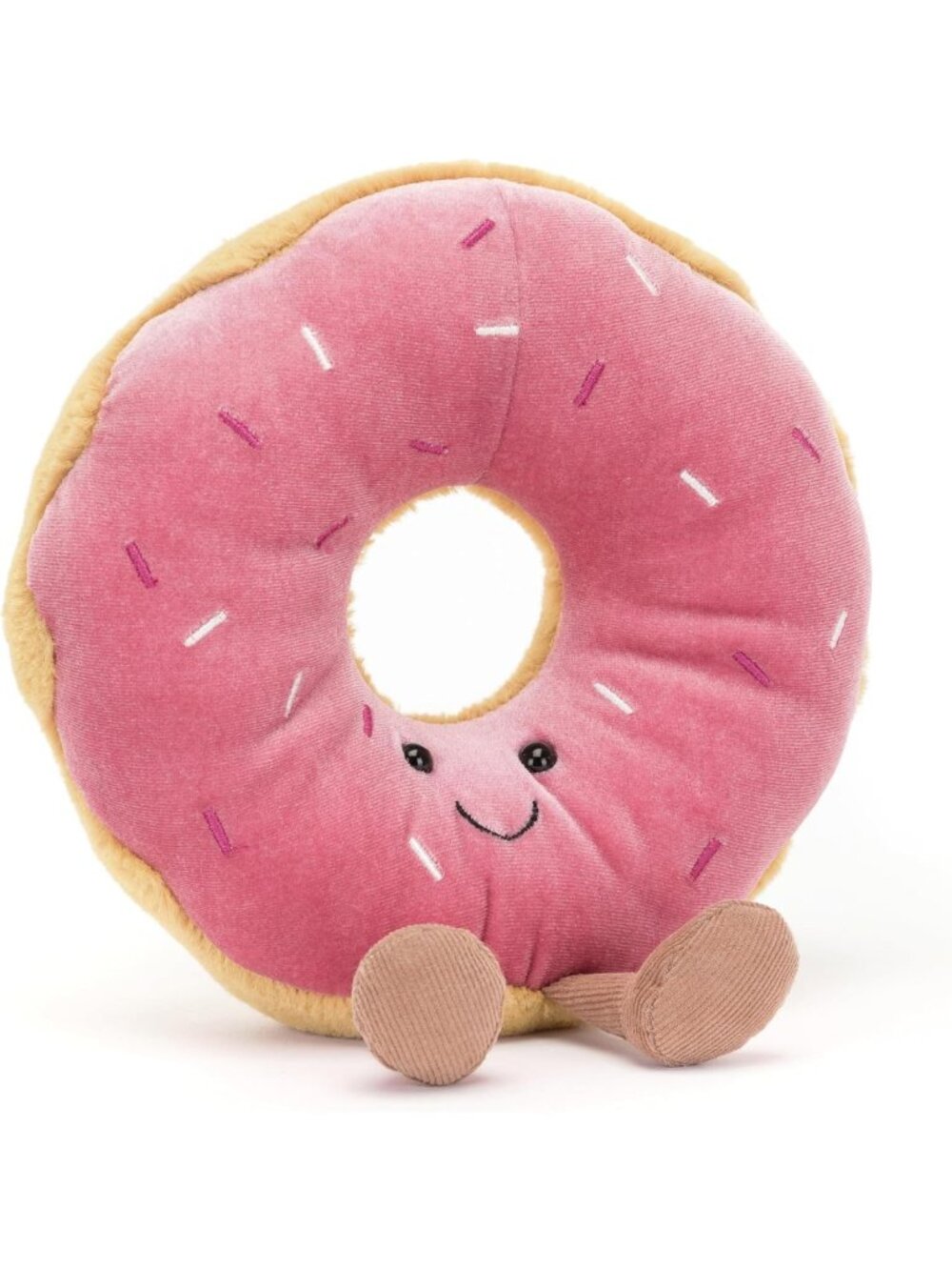 Adorable 7" Doughnut Plush Toy - Cute Pastry Stuffed Animal, Perfect Gift Idea